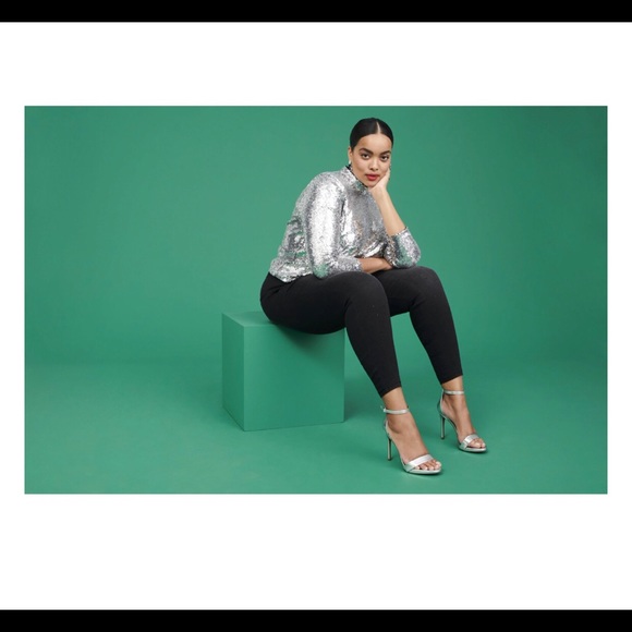 New plus size Jegging black Terra & Sky 5X - Picture 5 of 5